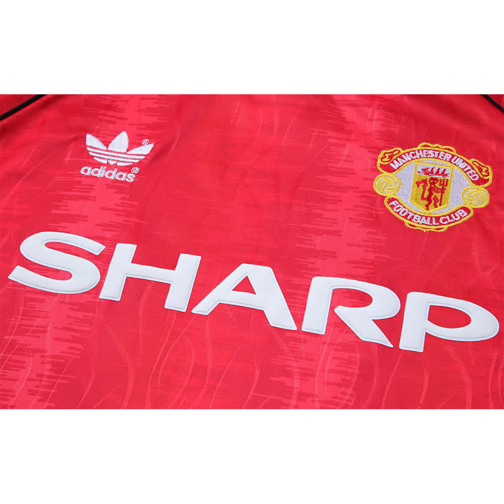 Football Shirt Manchester United Home 90-92 extra 5