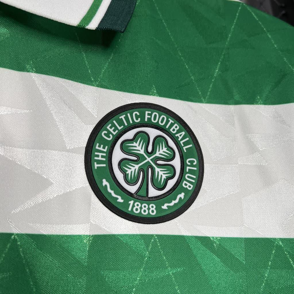 Football Shirt Celtic Home 89-91 Retro extra 5