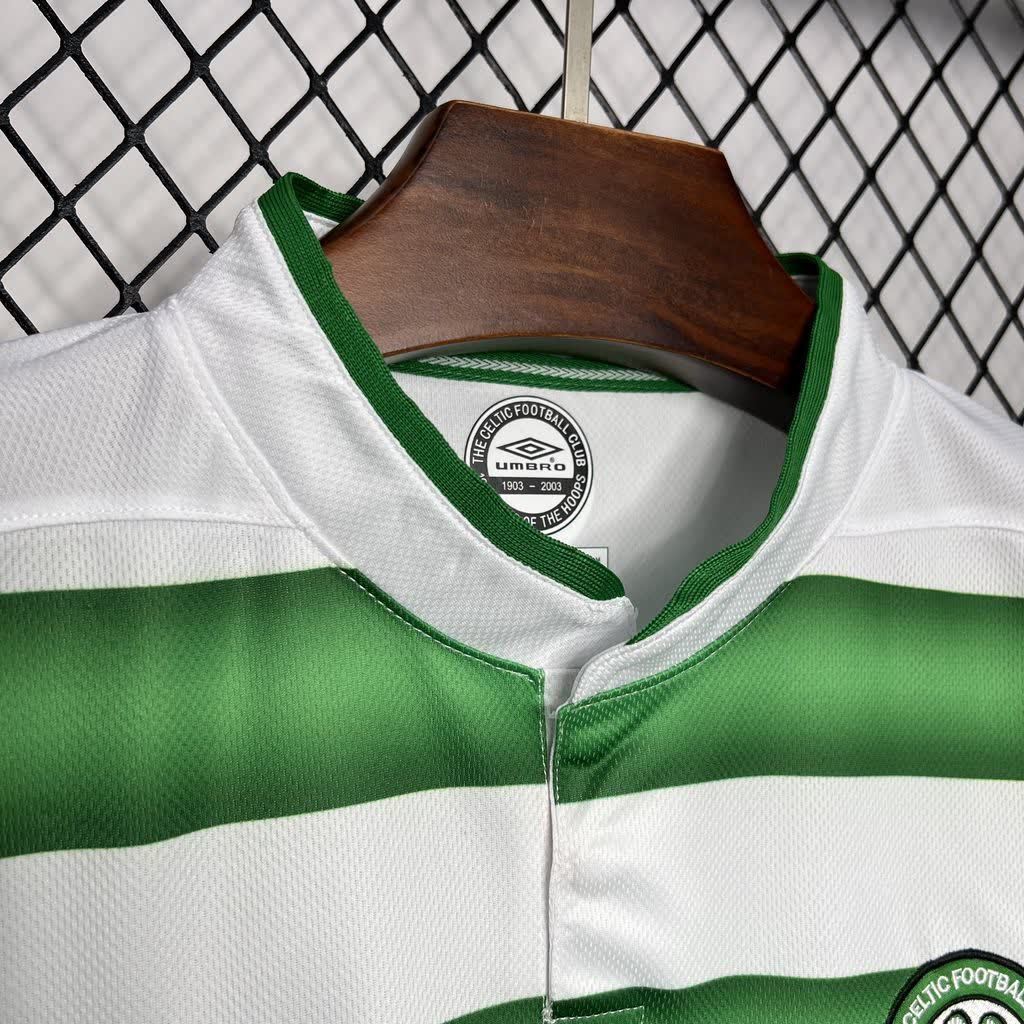 Football Shirt Celtic Home 03-04 Retro extra 6