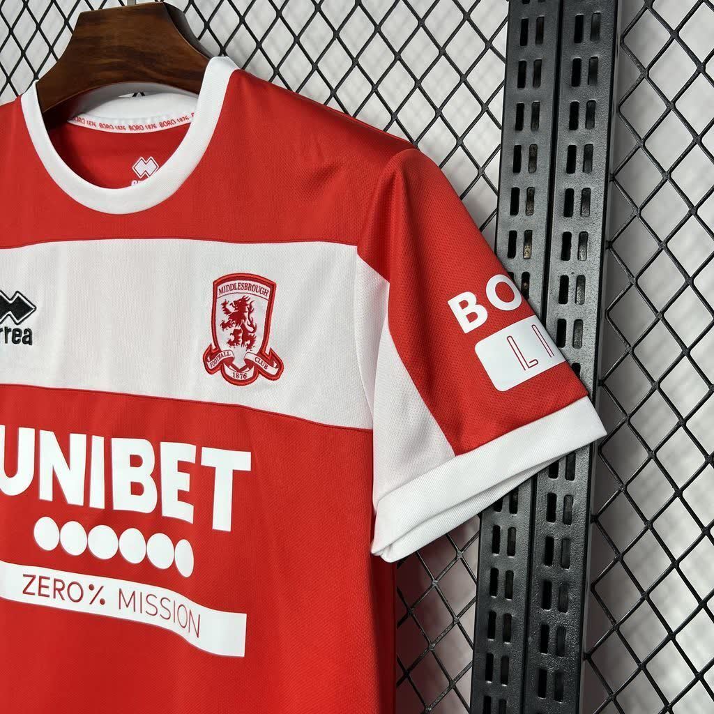 Football Shirt Middlesbrough Home 24-25 extra 6