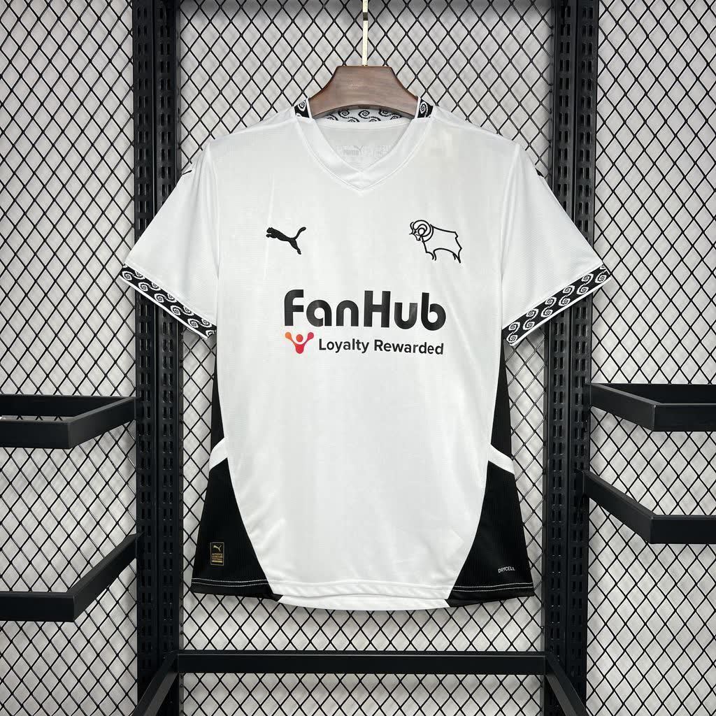 Football Shirt Derby County Home 25-26 extra 5