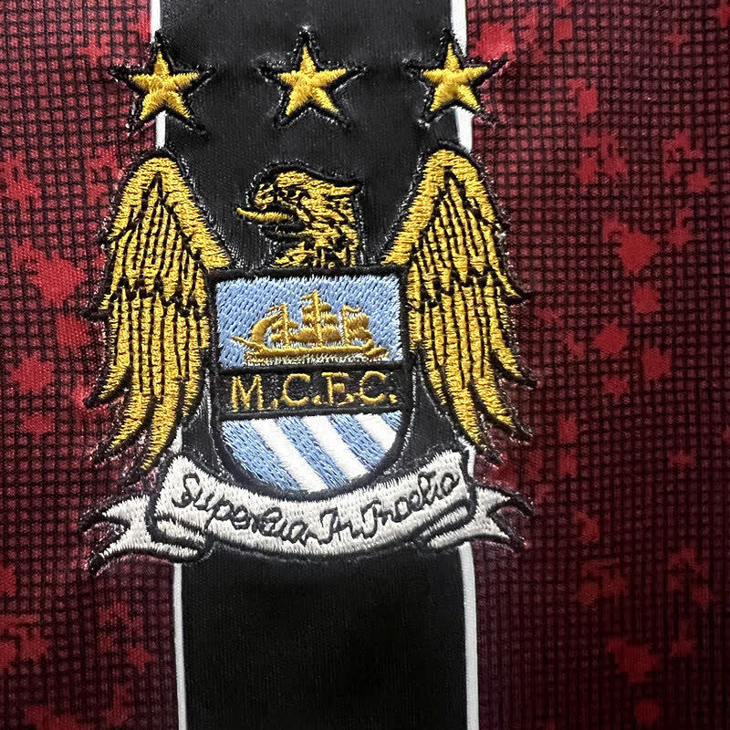 Football Shirt Manchester City Away 08-09 Retro extra 5