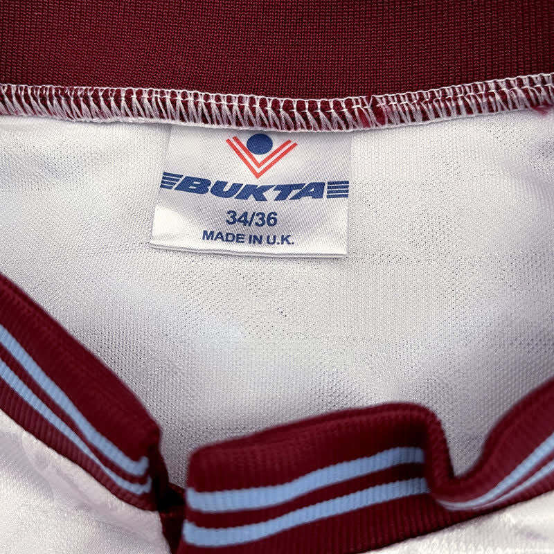 Football Shirt West Ham Away 89-90 extra 6