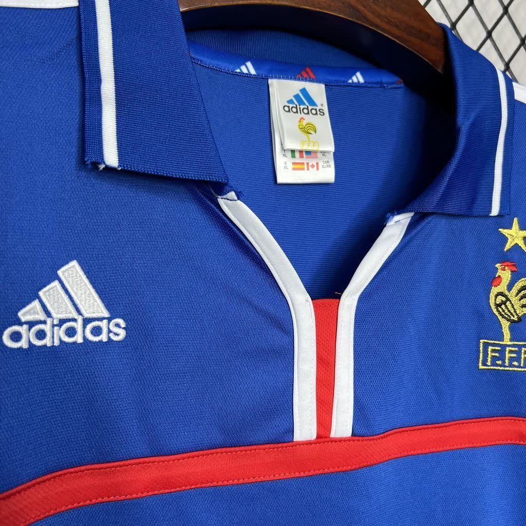 Football Shirt France Home 2000 Retro extra 6