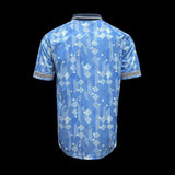 Football Shirt England Blue 1990 Retro back