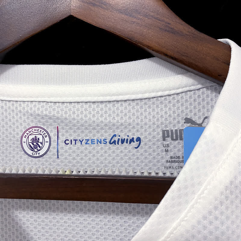 Football Shirt Manchester City Away 21-22 extra 5