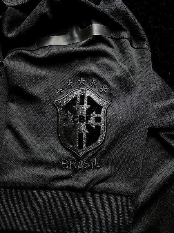 Football Shirt Brazil Black Retro 13-14 extra 6