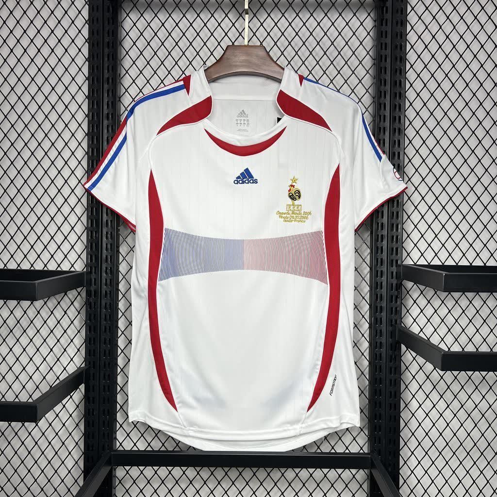 Football Shirt France Away 06-07 Retro extra 6