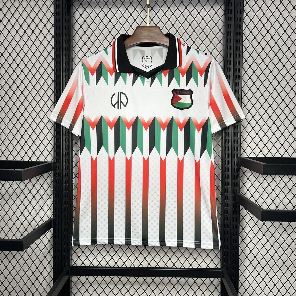 Football Shirt CD Palestino Hypepeace 25-26 White Retro extra 6