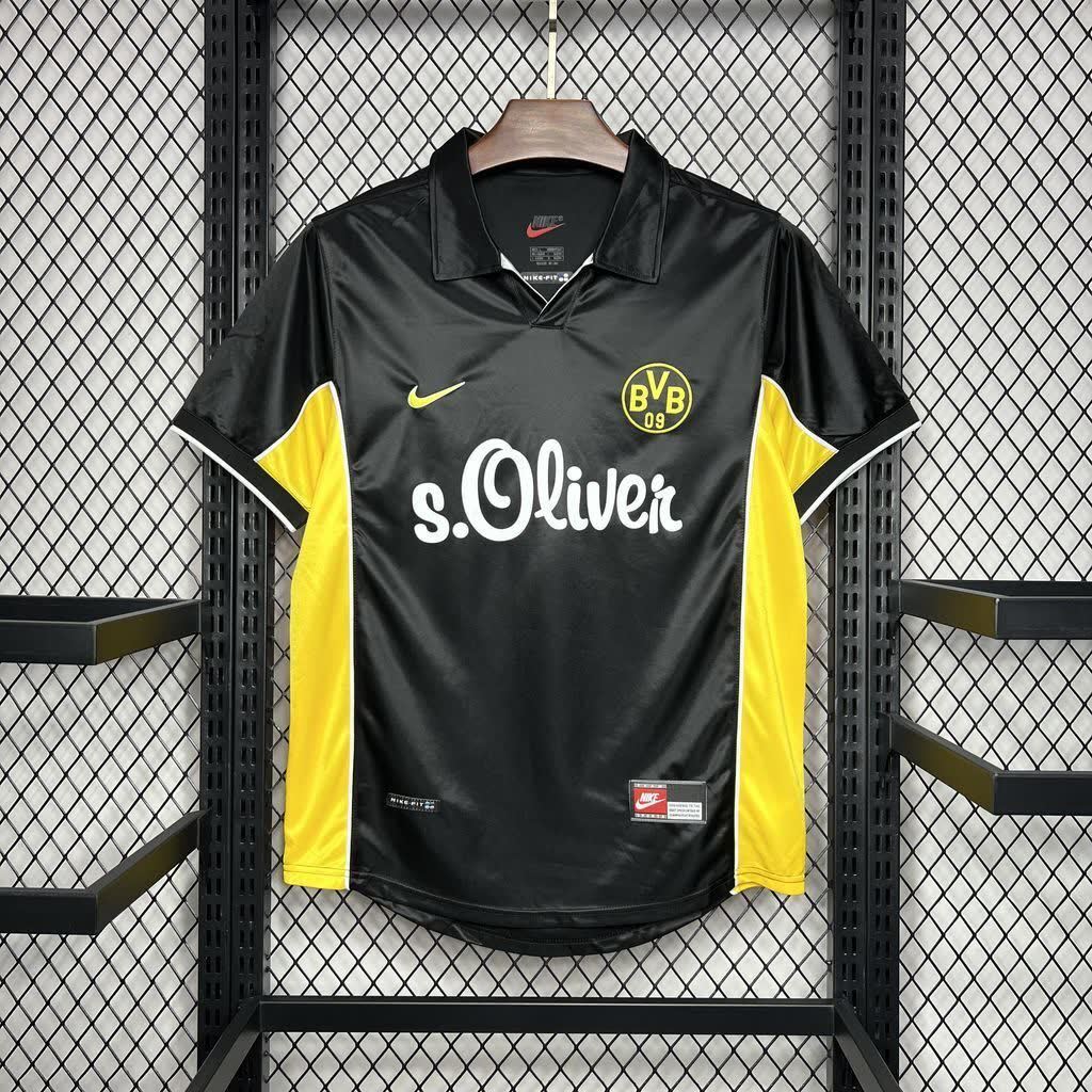 Football Shirt Borussia Dortmund Away 98-00 Retro extra 6
