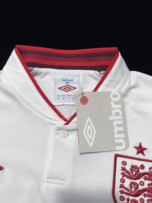 Football Shirt England Home 2012 Retro back