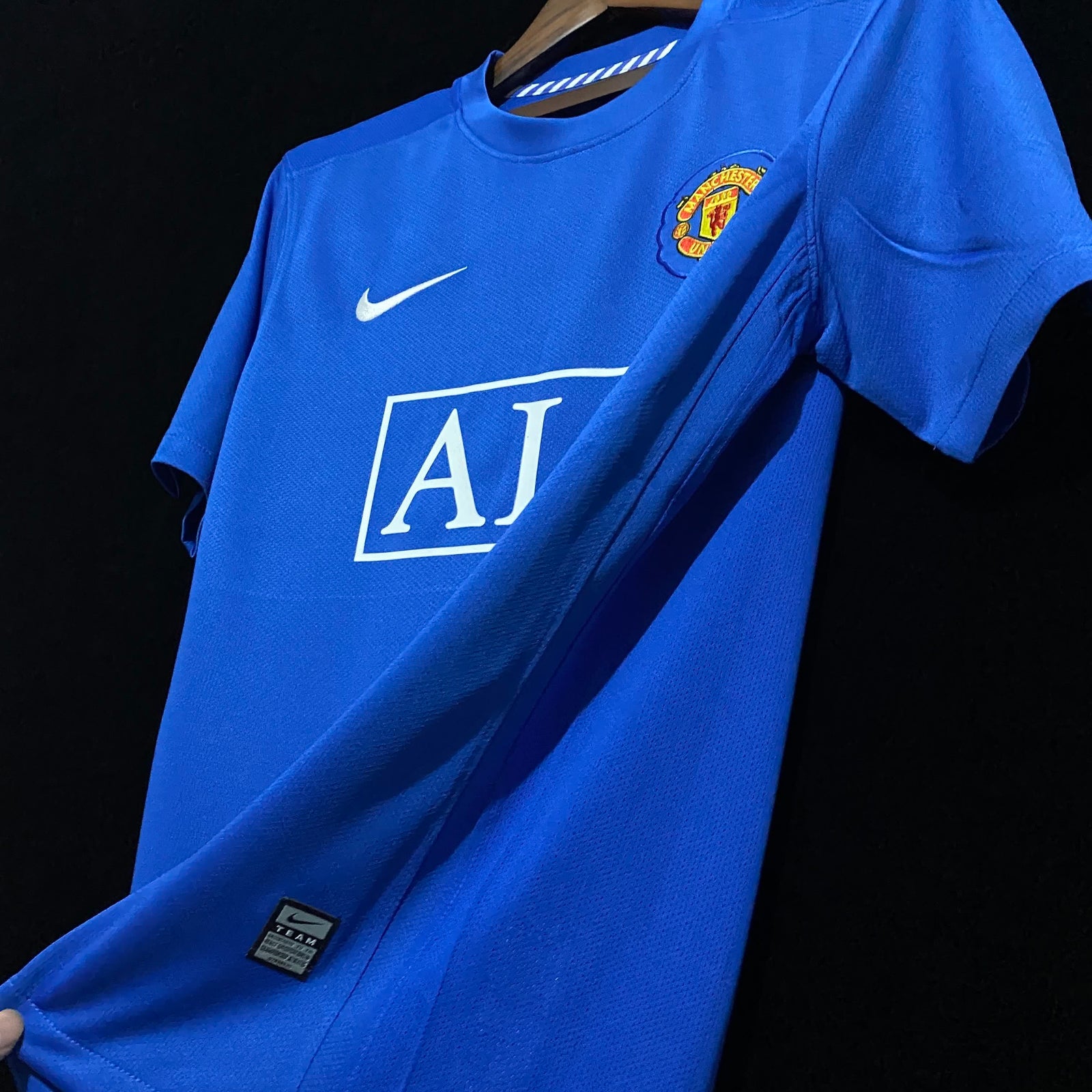 Football Shirt Manchester United Away 07-08 Retro extra 5