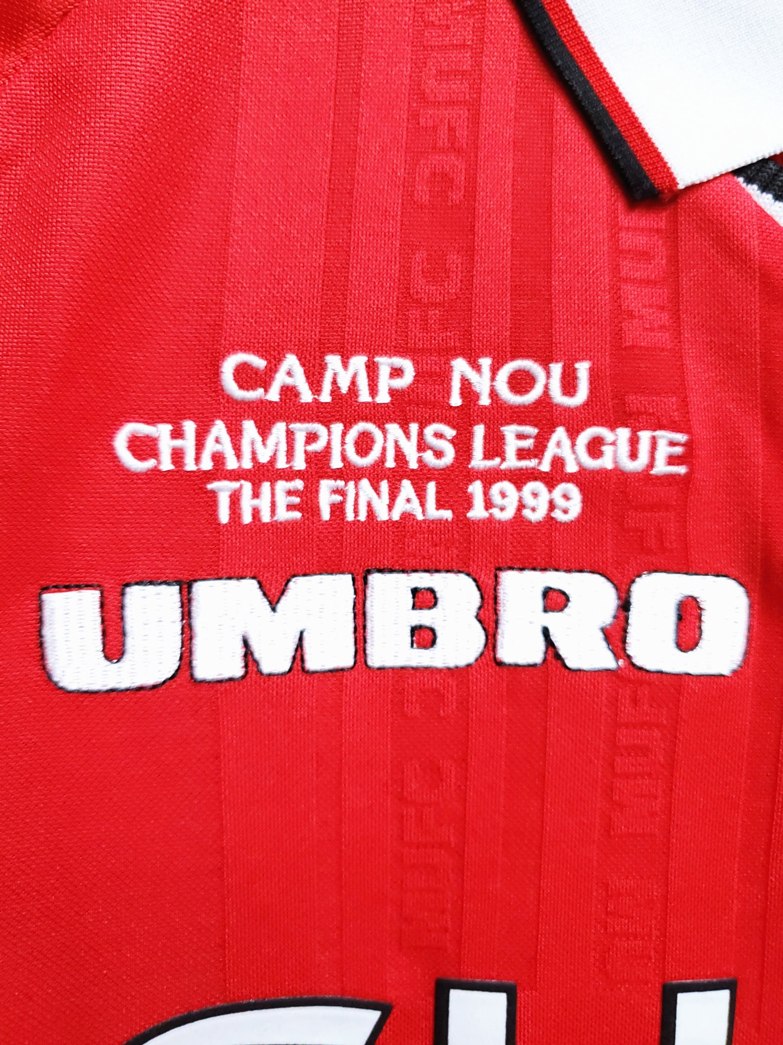 Football Shirt Manchester United Home 99-00 Retro extra 6