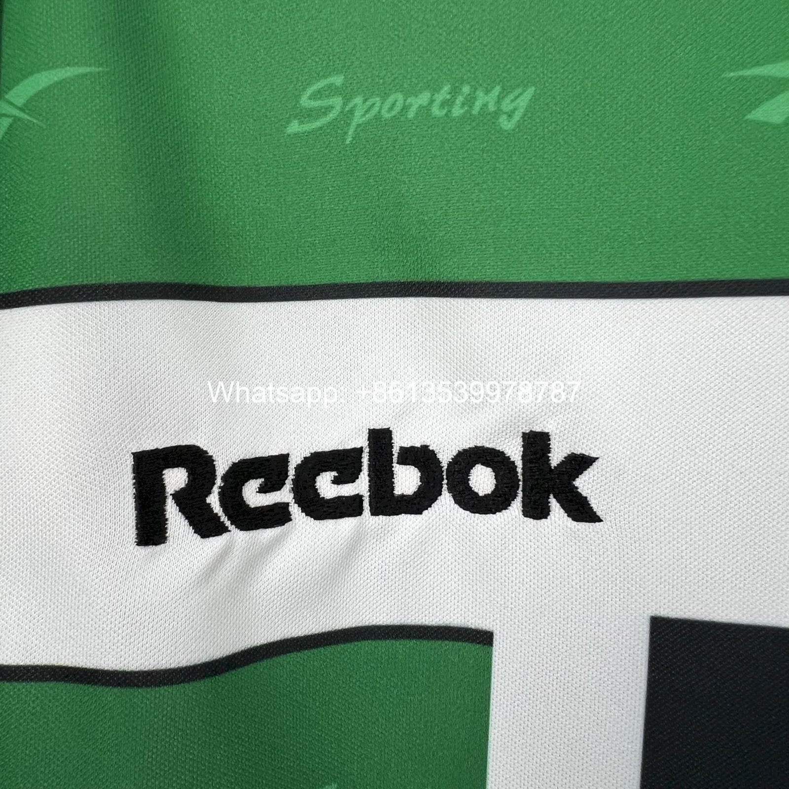 Football Shirt Sporting CP Home 00-01 extra 6
