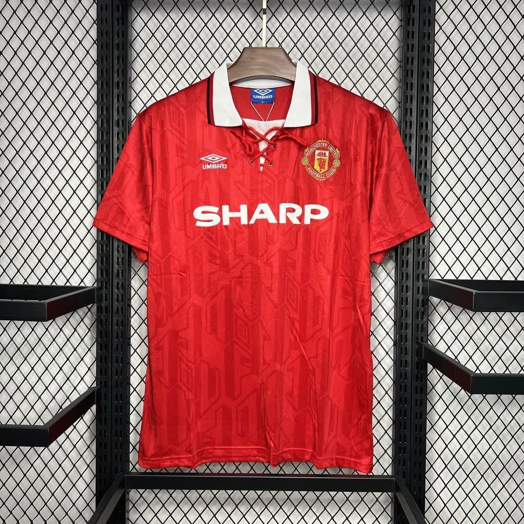 Football Shirt Manchester United Home 94-95 Retro extra 6