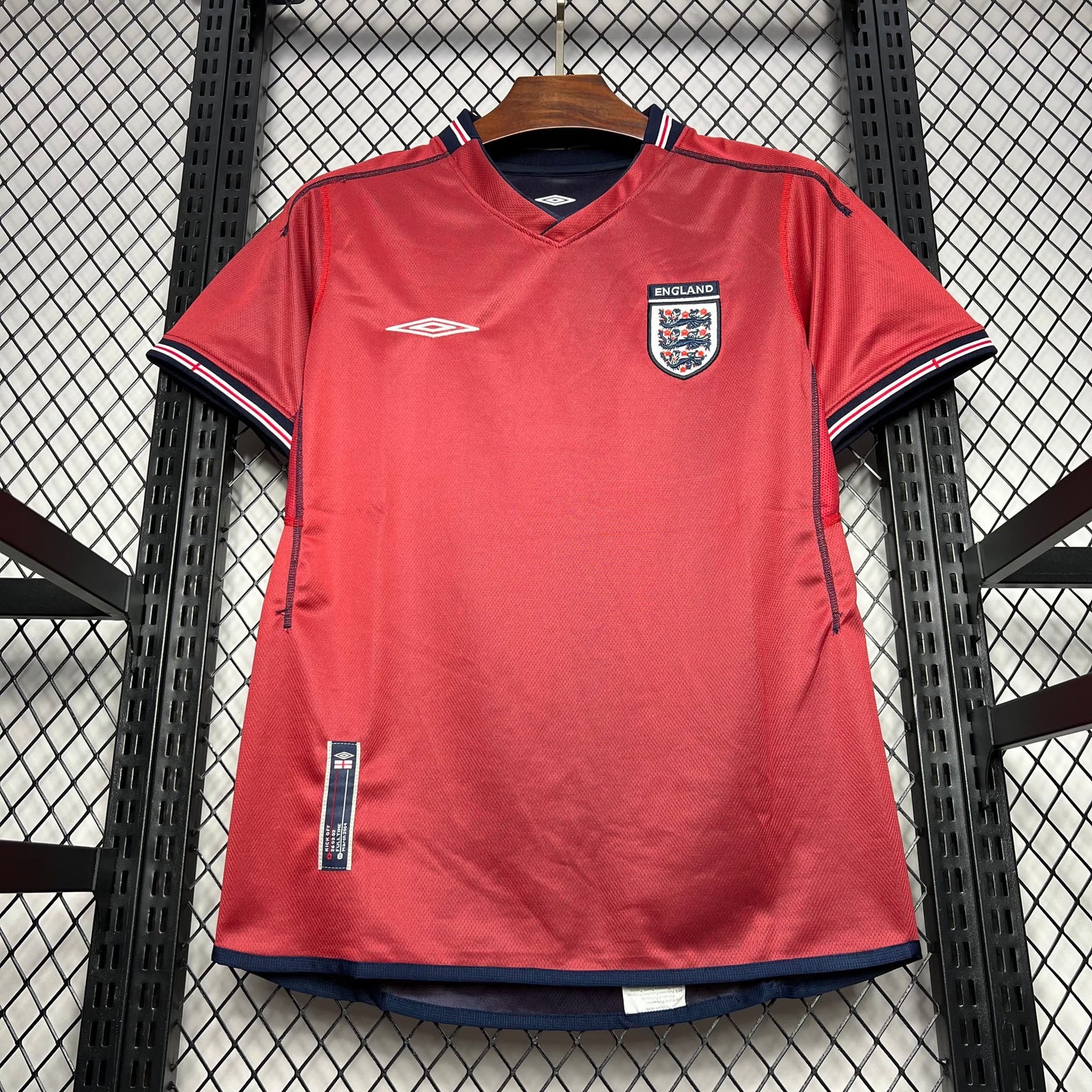Football Shirt England Away Retro 02-03 extra 6