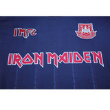 Football Shirt West Ham United Iron Maiden Away 25-26 blu extra 6
