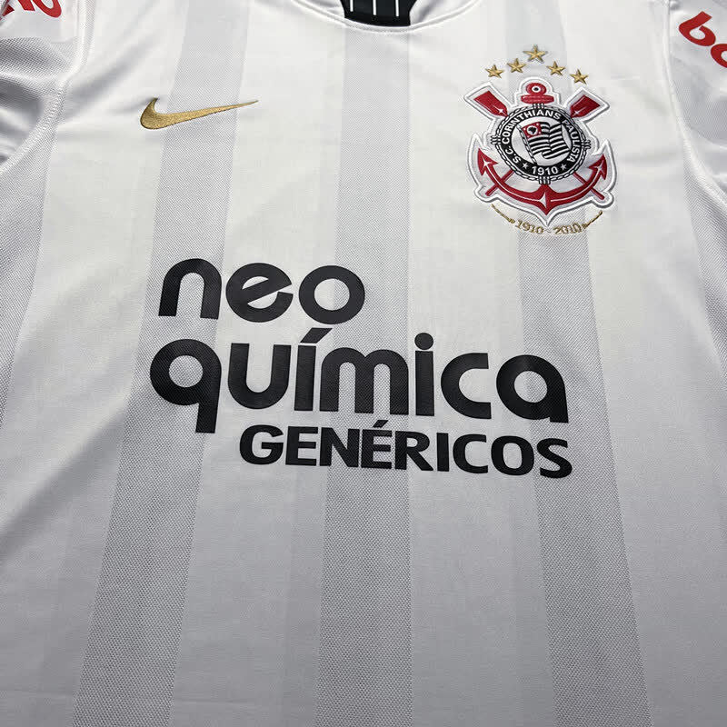Football Shirt Corinthians Home 10-11 extra 5
