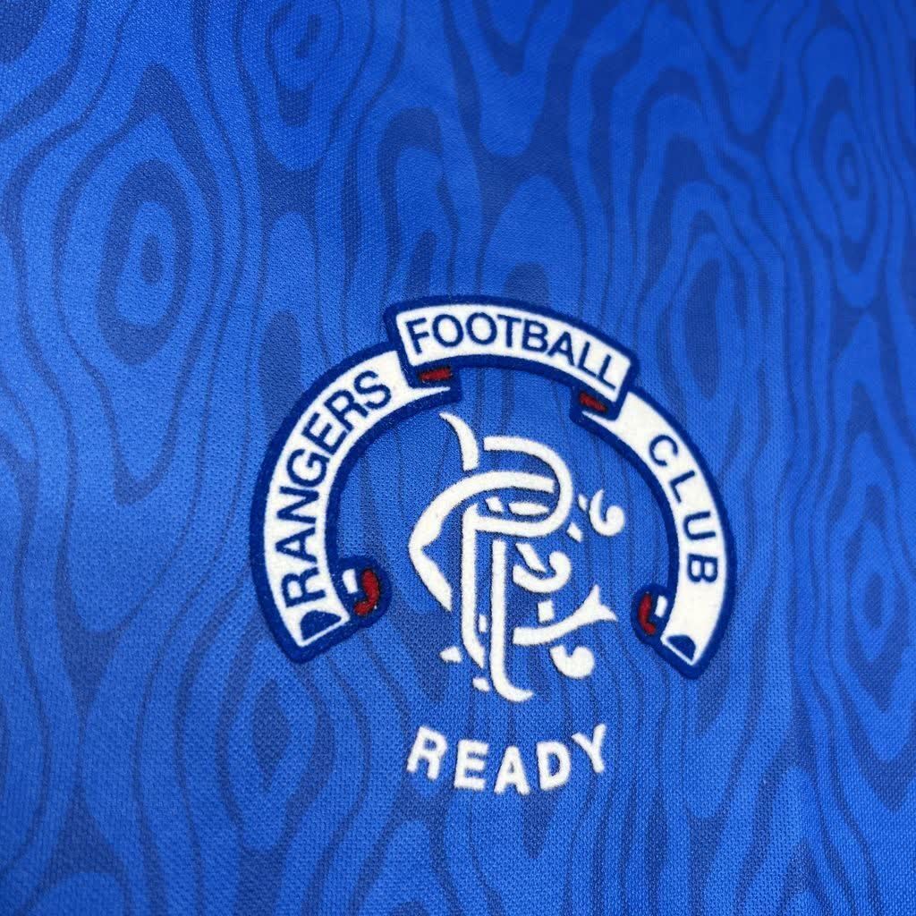 Football Shirt Rangers Home 90-92 Retro extra 6
