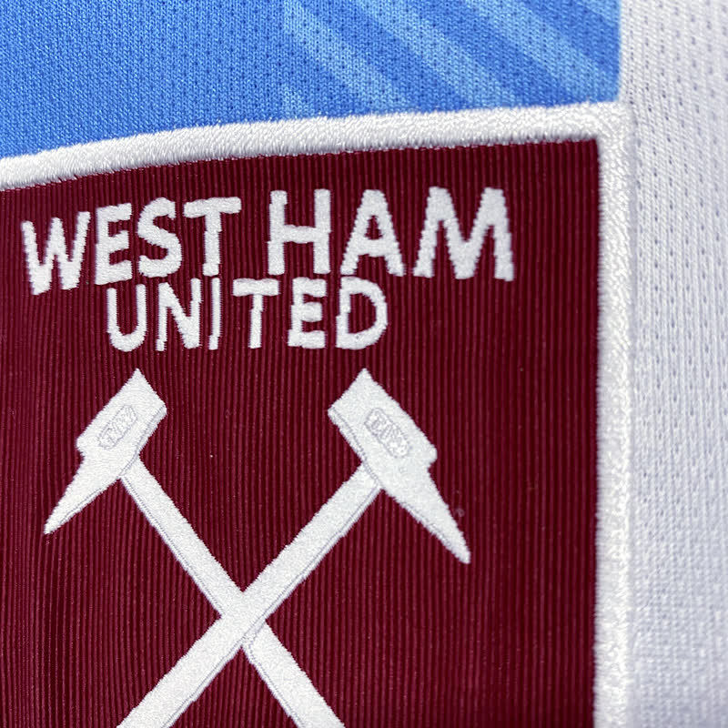 Football Shirt West Ham United Away 21-22 extra 6