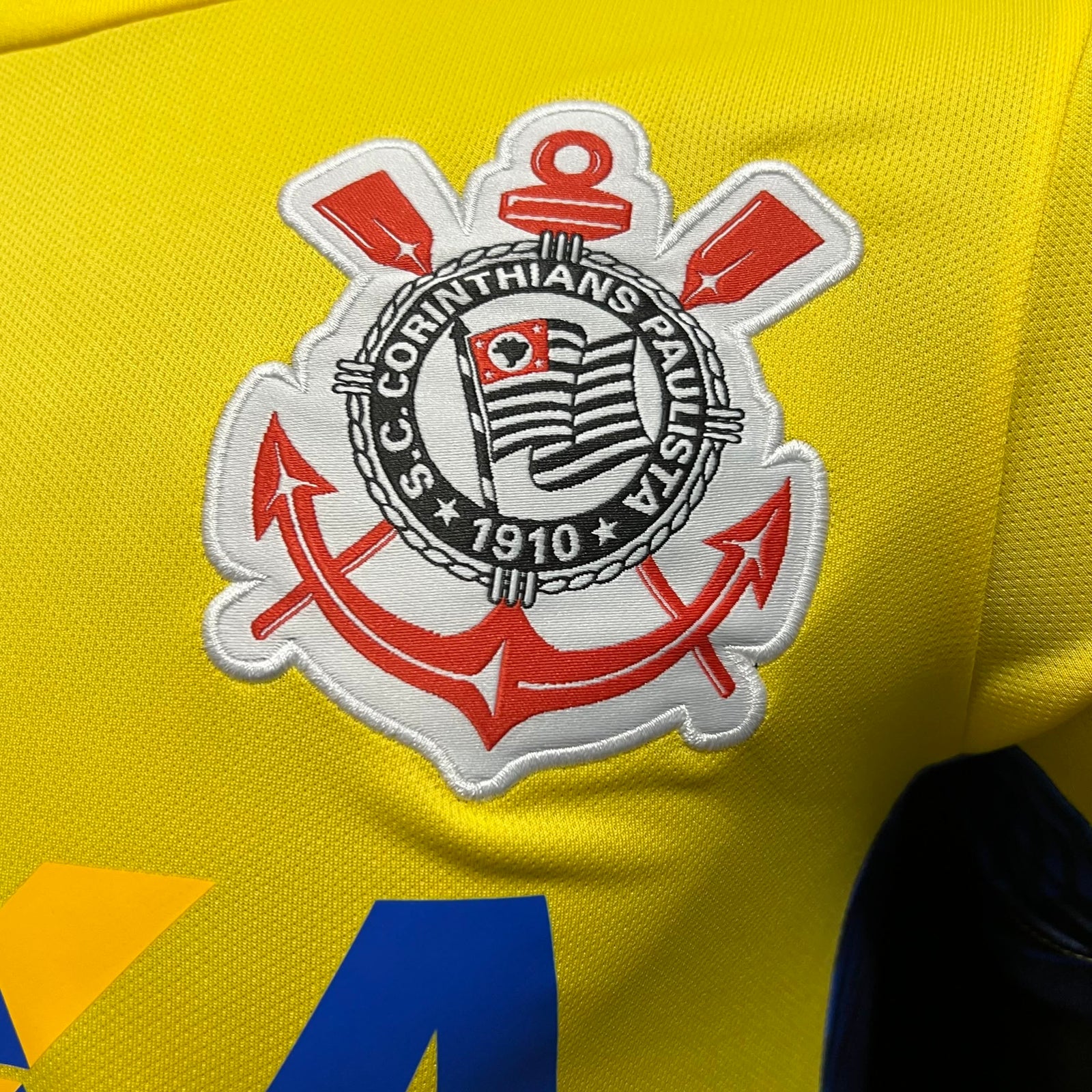 Football Shirt Corinthians Goalkeeper Yellow 14-15 extra 6